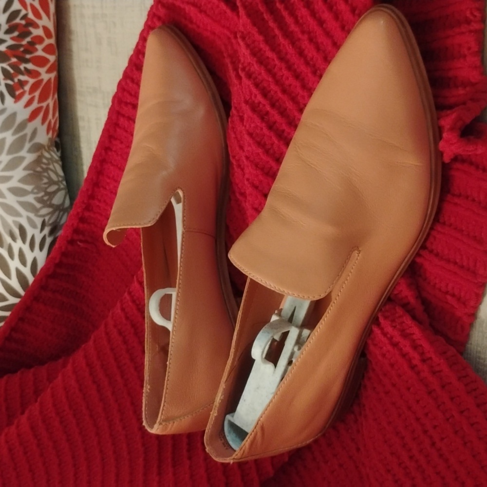 Treasure & Bond Kena Coral Leather Flats - Picture 9 of 9